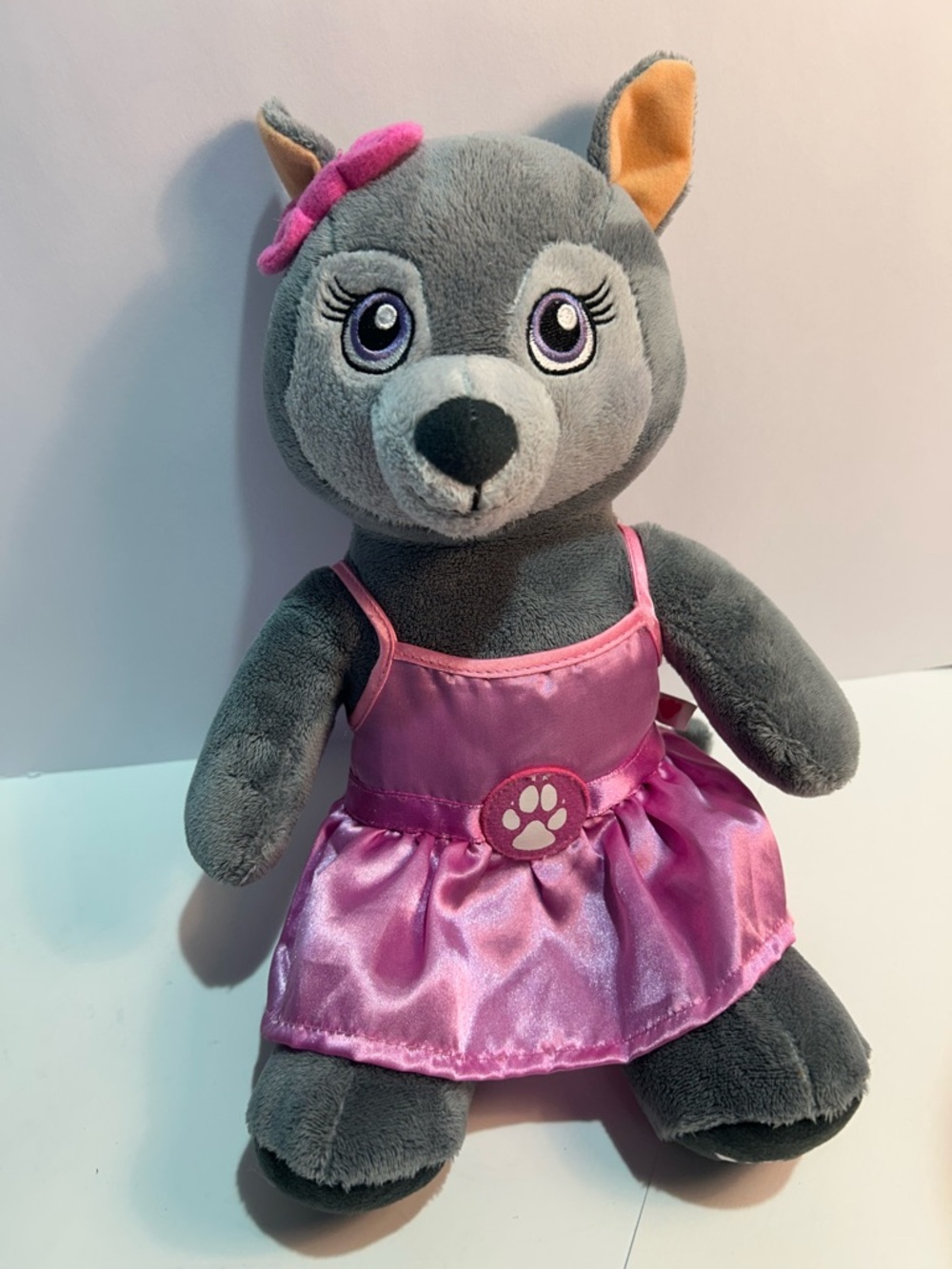 BAB Build A Bear Workshop Violet the Wolf Plush Great Wolf Lodge
